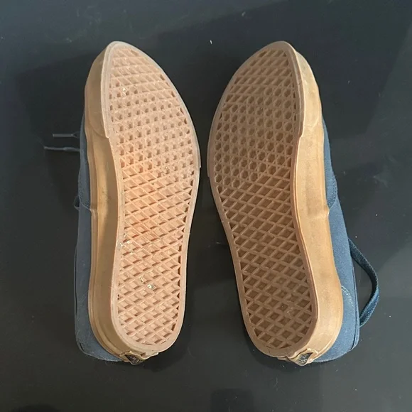 Vans Navy Canvas Lace-Up Shoes - Picture 4 of 4